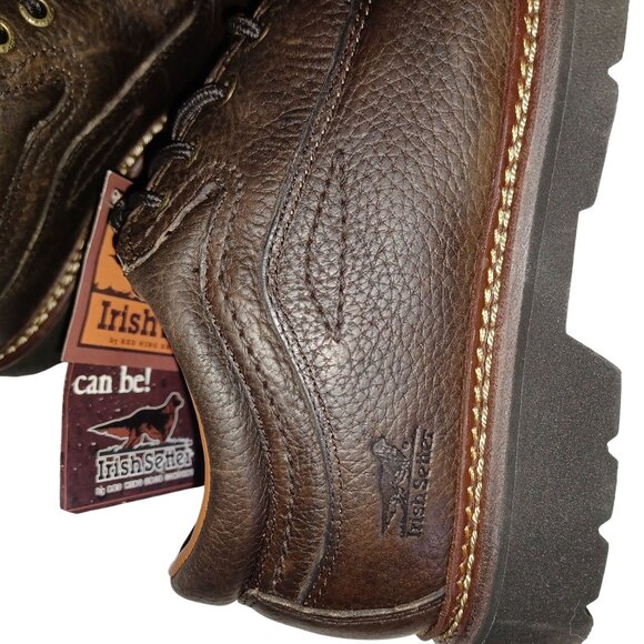 Irish Setter Red Wing 1884 Oxford Mens Size 8.5 Gore-Tex Leather NWT Shoes Brown - Picture 10 of 14